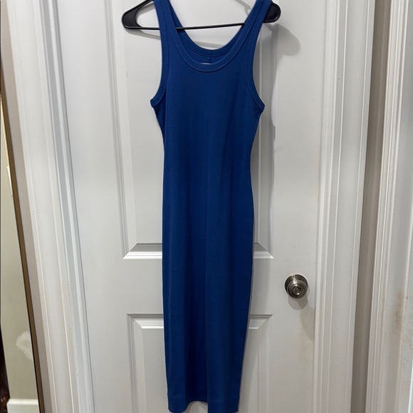 Everlane Dresses & Skirts - Everlane Royal Blue Ribbed Tank Midi Dress